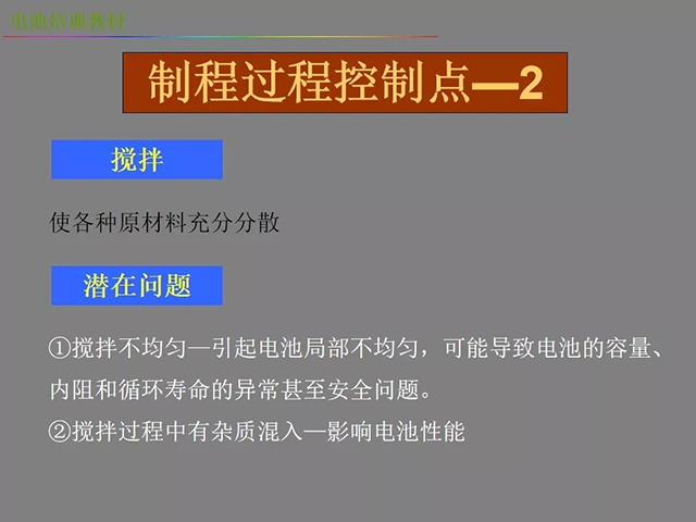 鋰電池廠家詳解:鋰電池生產工藝注意問題(圖)