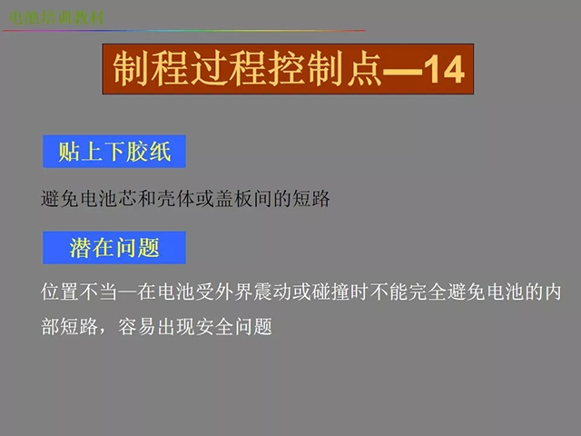 鋰電池廠家詳解:鋰電池生產工藝注意問題(圖)