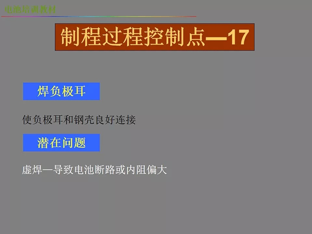 鋰電池廠家詳解:鋰電池生產工藝注意問題(圖)