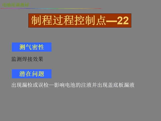 鋰電池廠家詳解:鋰電池生產工藝注意問題(圖)